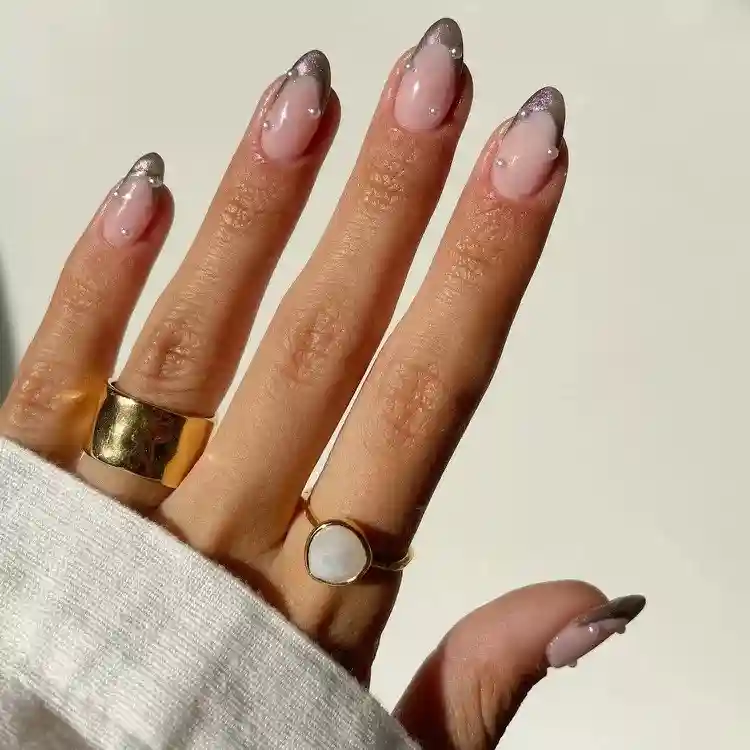 Pearl Nails Take Manicures to the Next Level 16 Metallic Pearl