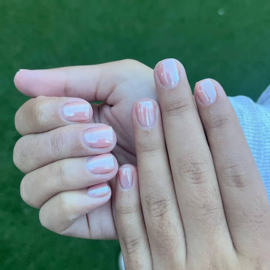 Pearl Nails Take Manicures to the Next Level 5 Tinted Pearl Shimmer