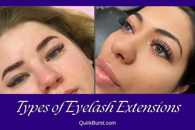 Guide to Styles & Types of Eyelash Extensions 5 Types of Eyelash Extension Feature Image